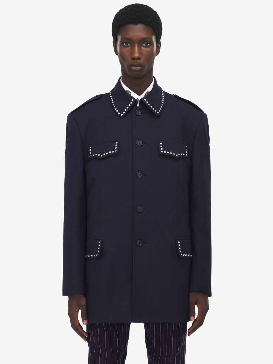 ALEXANDER MCQUEEN - Oversized Military Jacket - Item 826345QUAAC4100